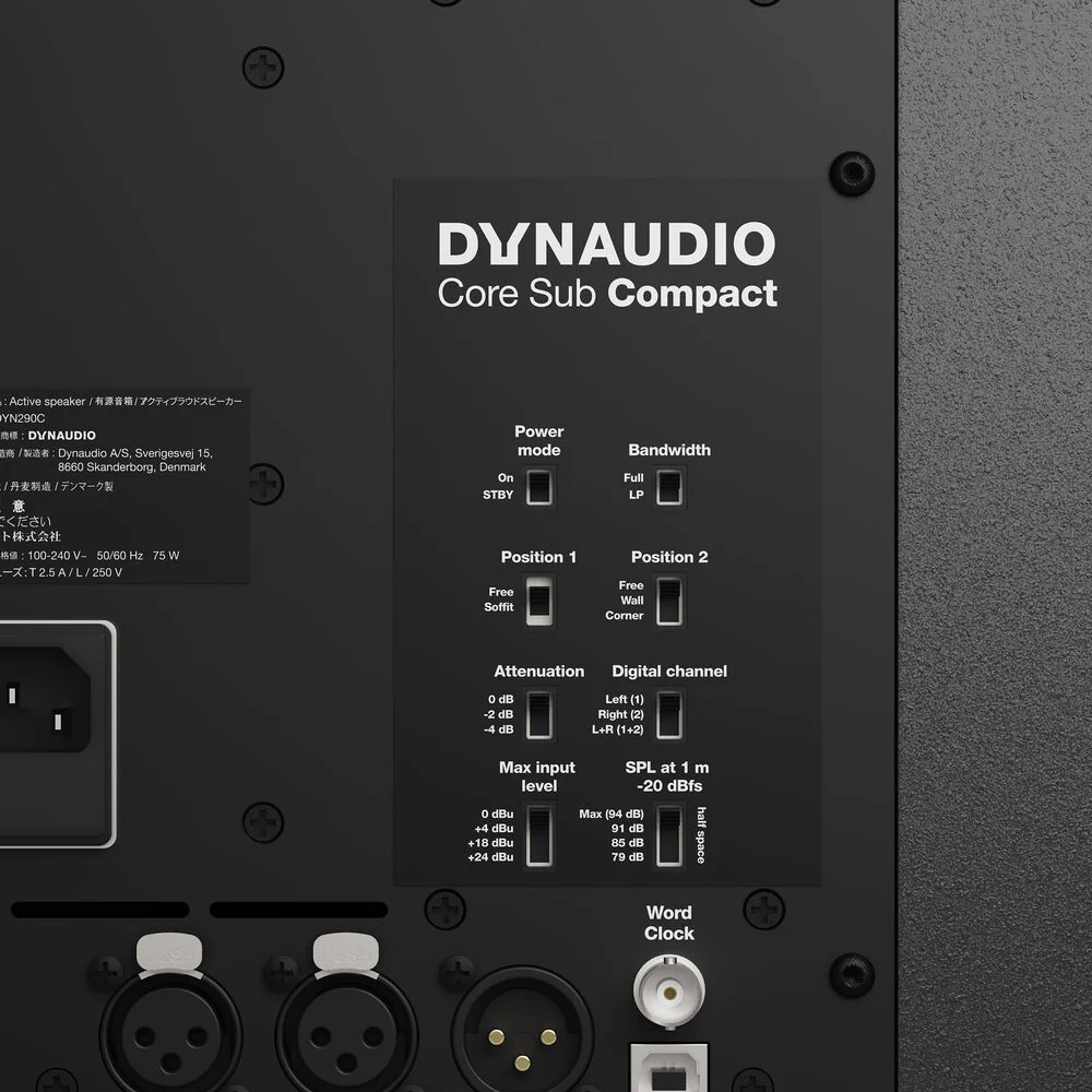 Dynaudio Acoustics Dual 9" Long-Throw Subwoofer -2 X 280W Amplification  (Dark Gray) - Image 5