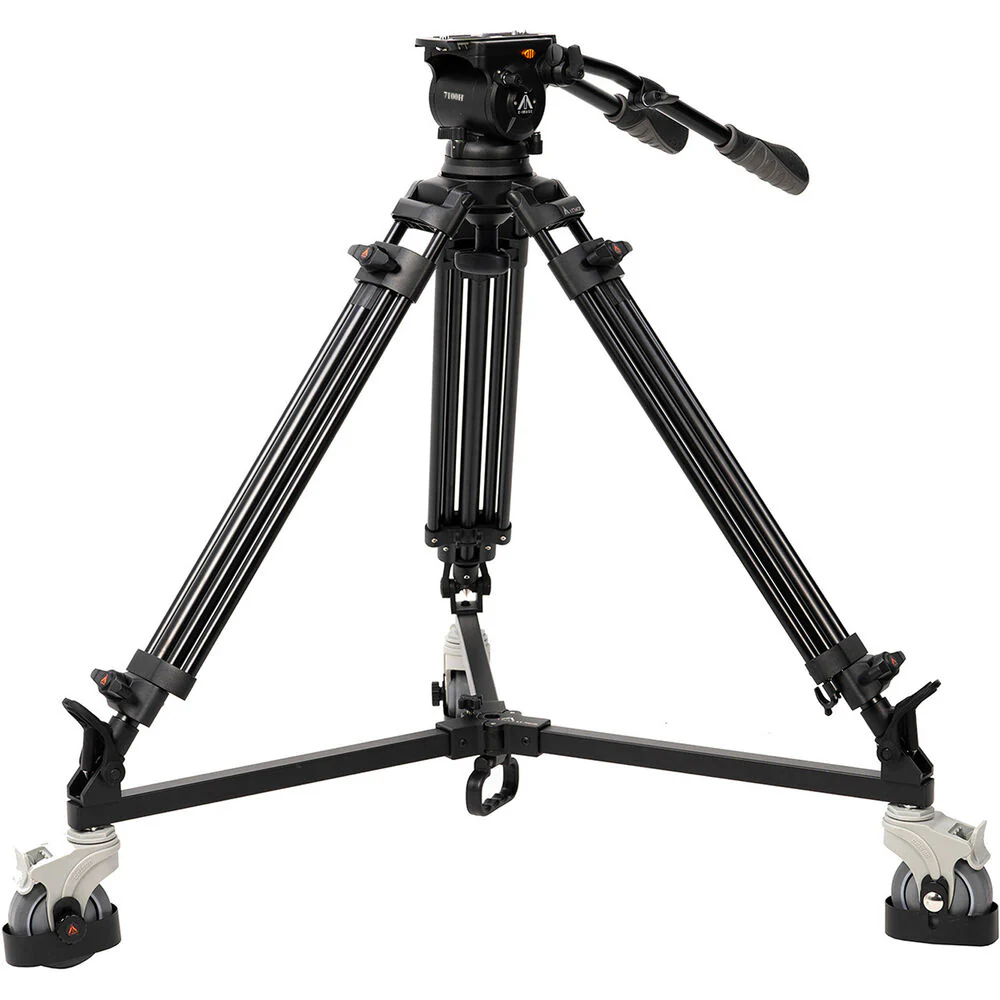 E-Image EI-7100-AAD 2-Stage Aluminum Tripod and Dolly Studio Kit - Image 3