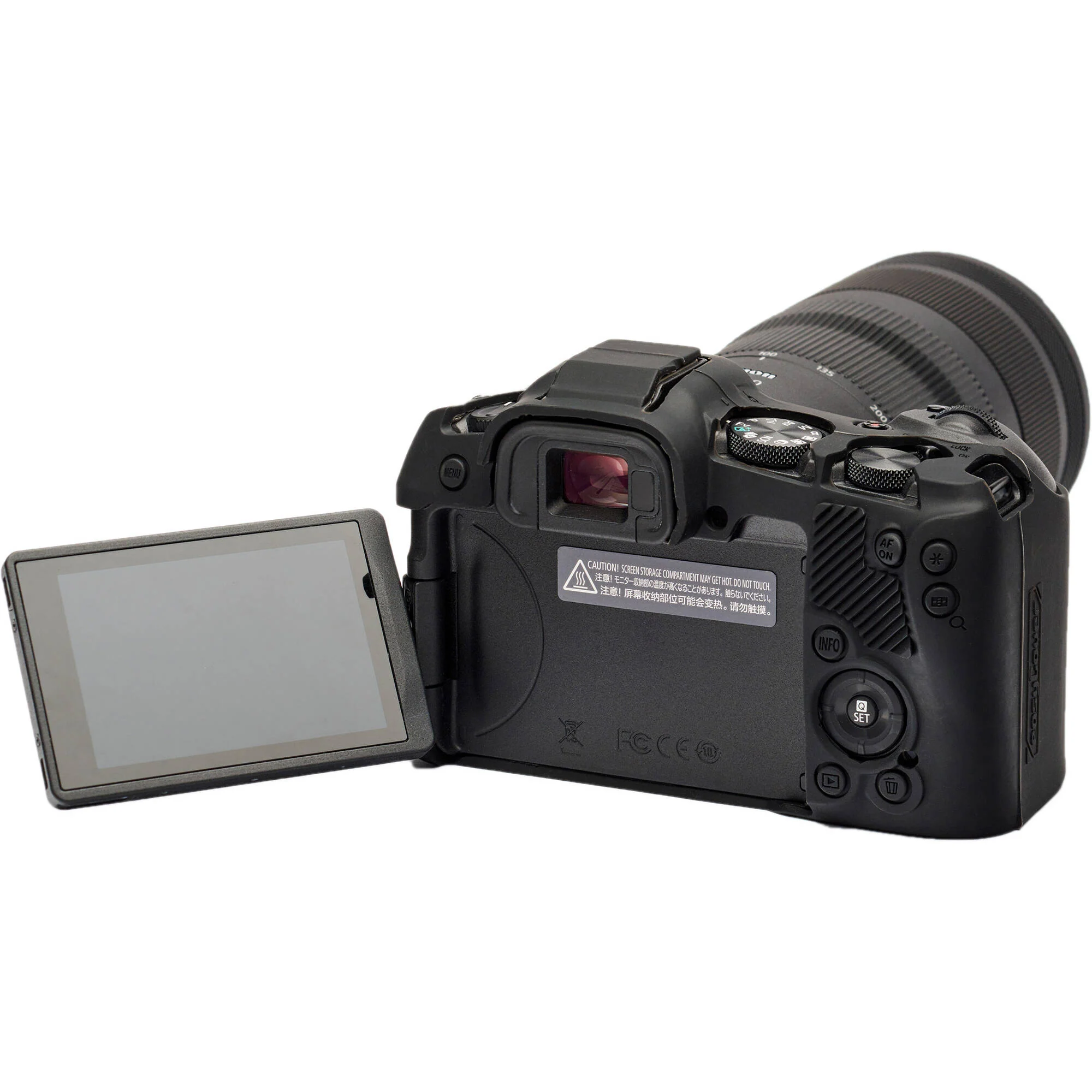 easyCover Camera Case for Canon R8 (Black) - Image 6
