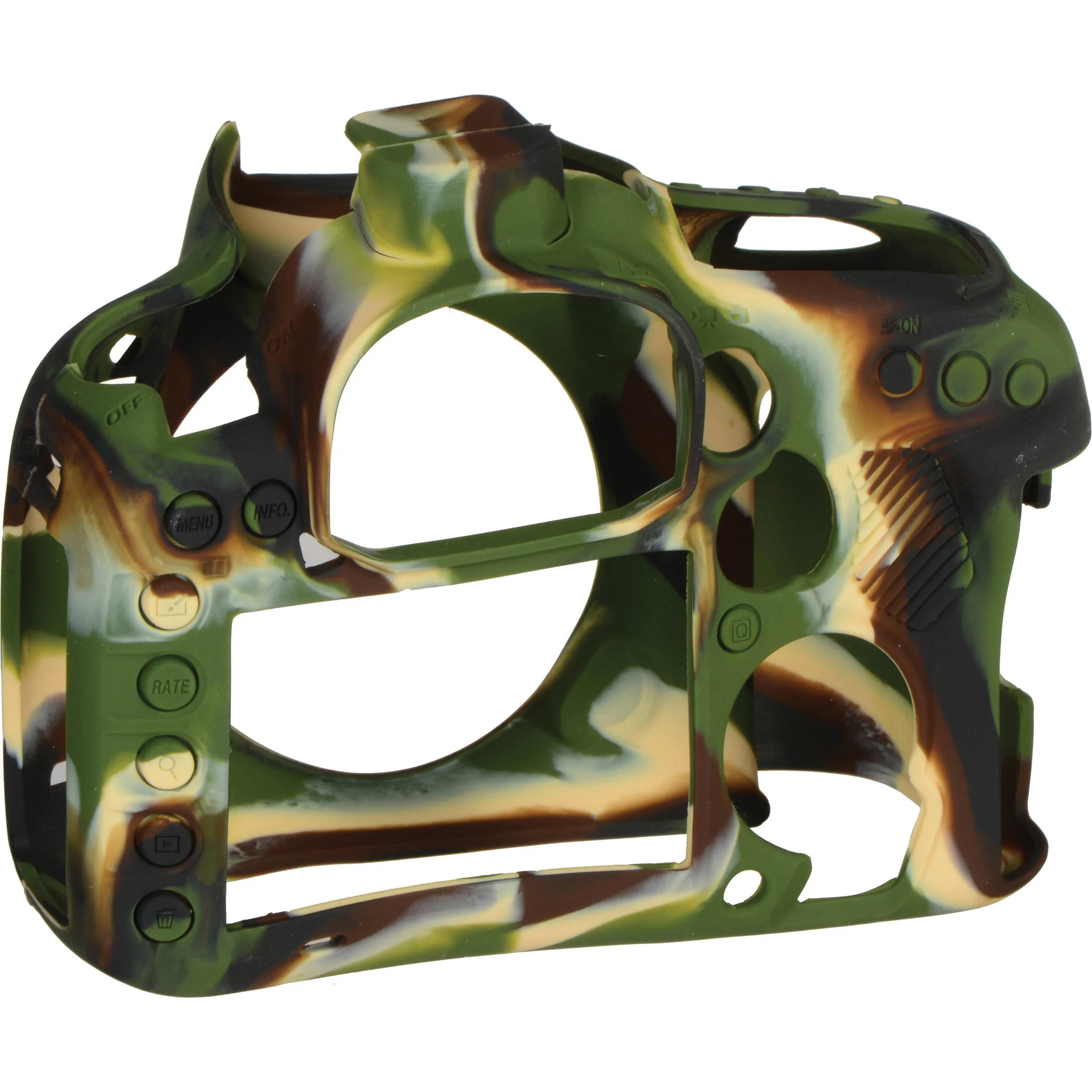 easyCover Silicone Protection Cover for Canon EOS 7D Mark II (Camouflage) - Image 2