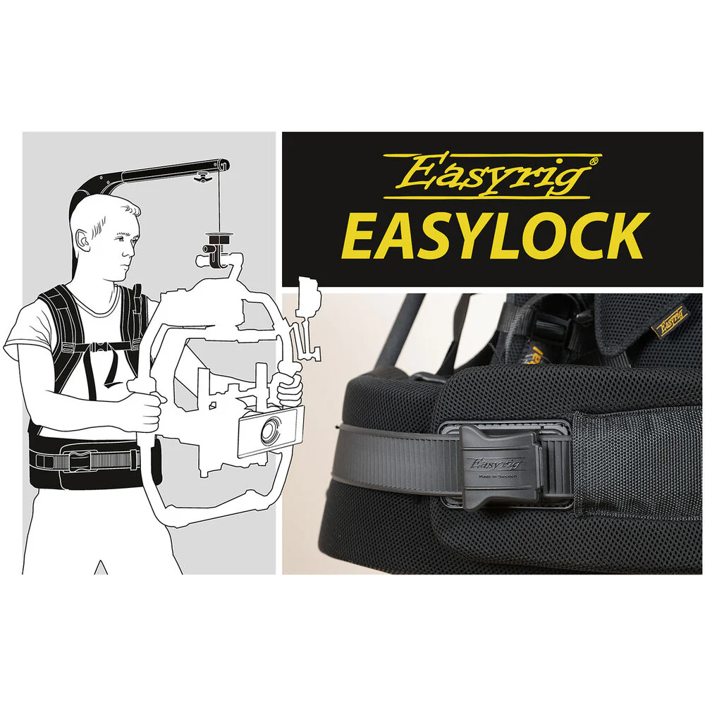 Easyrig 600N Standard Gimbal Rig Vest with Standard Top Bar & Quick Release - Image 4
