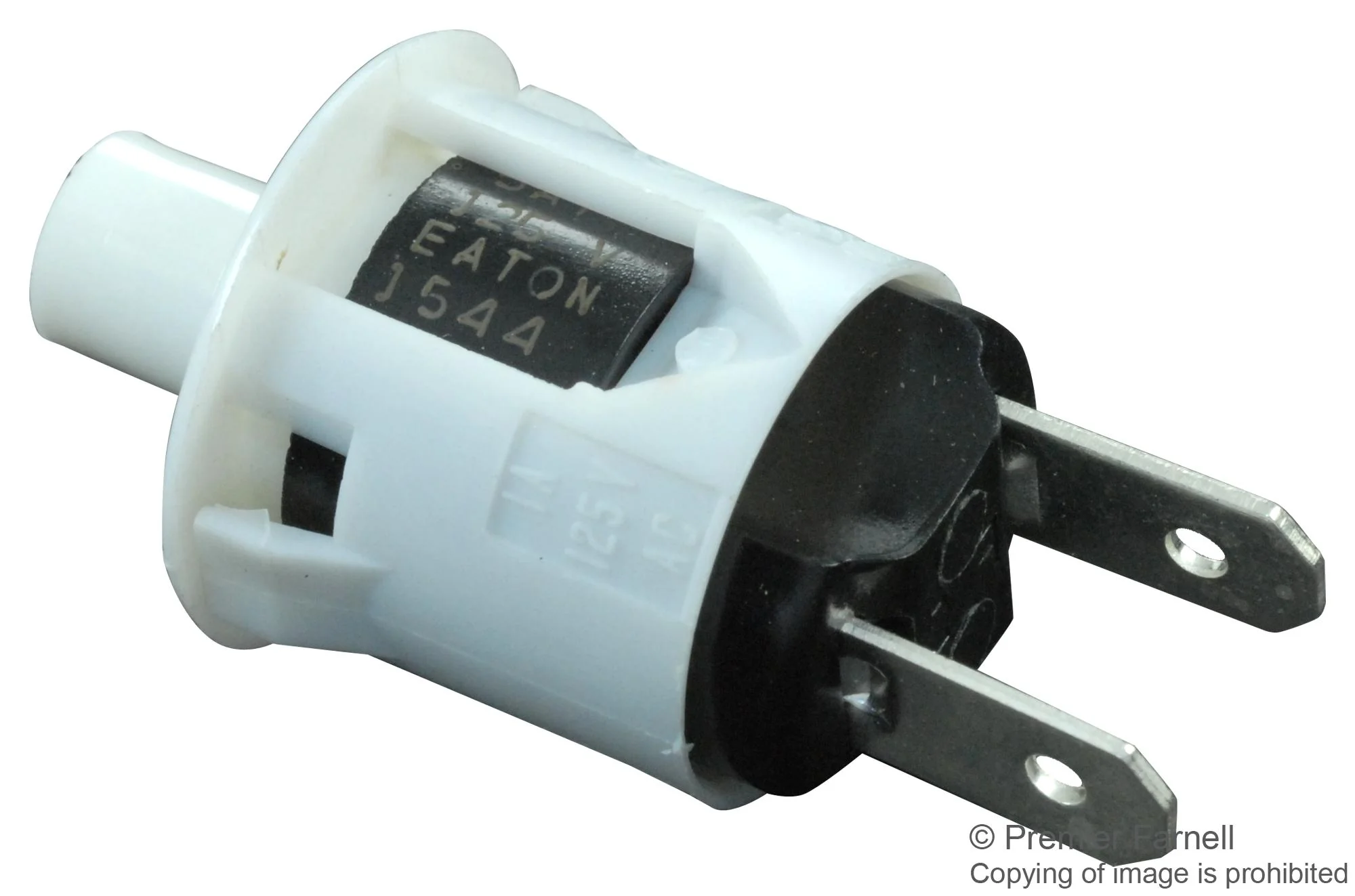 EATON 8424K1 PB SWITCH, SPST, 250VAC, QUICK CONNECT - Image 2