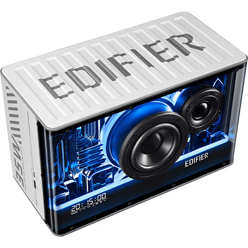 Edifier QD35 Tabletop Bluetooth Speaker with Lighting Effects (White) - Image 5