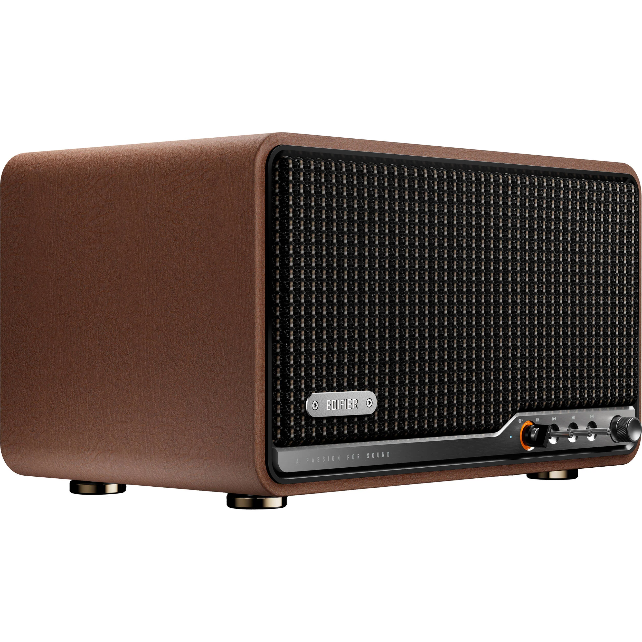 Edifier S300 Tabletop Wireless Speaker (Brown) - Image 4