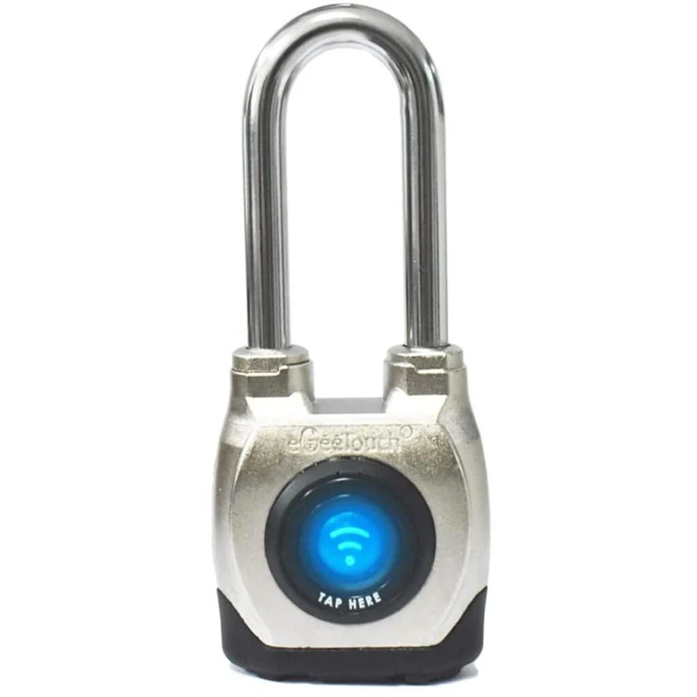 eGeeTouch Outdoor Smart Padlock (4th Gen, Long Shackle)