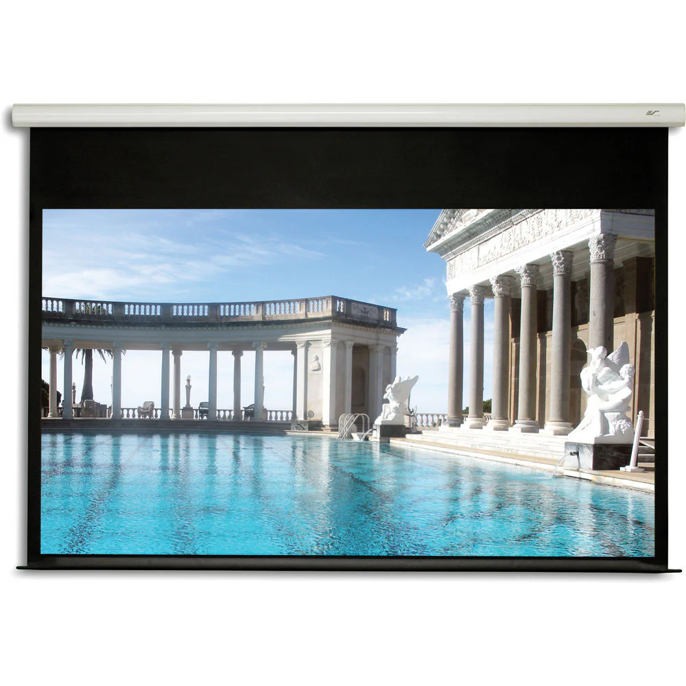 Elite Screens Spectrum2 Motorized Projection Screen with 12" Drop (44.6 x 79.4") - Image 2