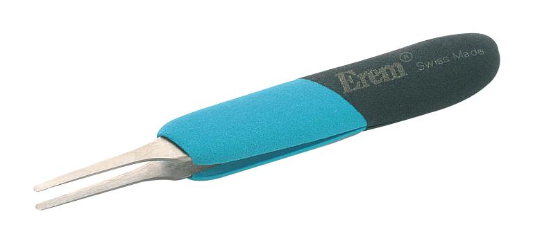Erem 25SA Tweezer Precision Straight Round Stainless Steel 120 mm Length
