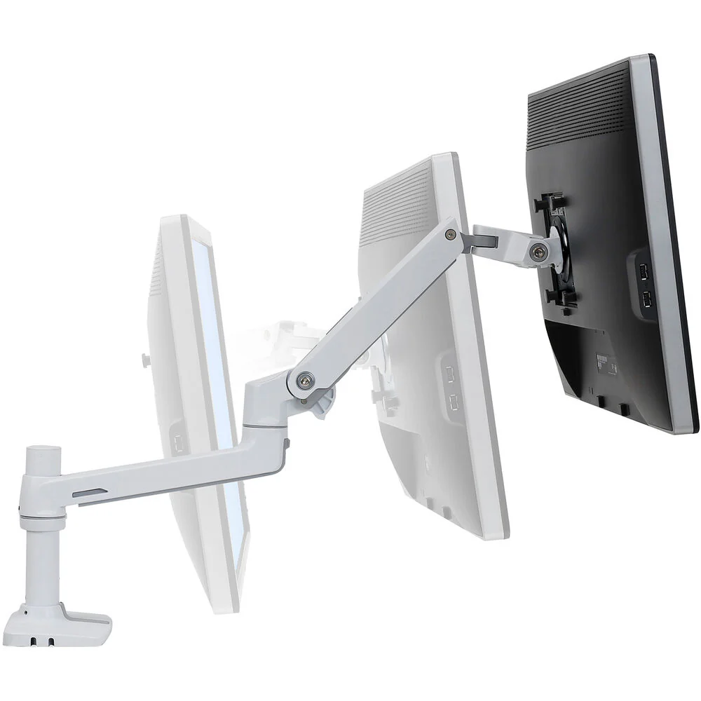 Ergotron LX Desk Mount Monitor Arm (White) - Image 4