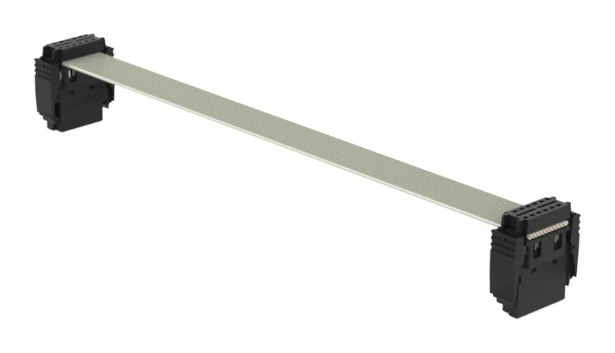 Erni - TE Connectivity 173799-E 173799-E Ribbon Cable 90° IDC Receptacle to 12 Ways 3.9 " 100 mm 1.27 New
