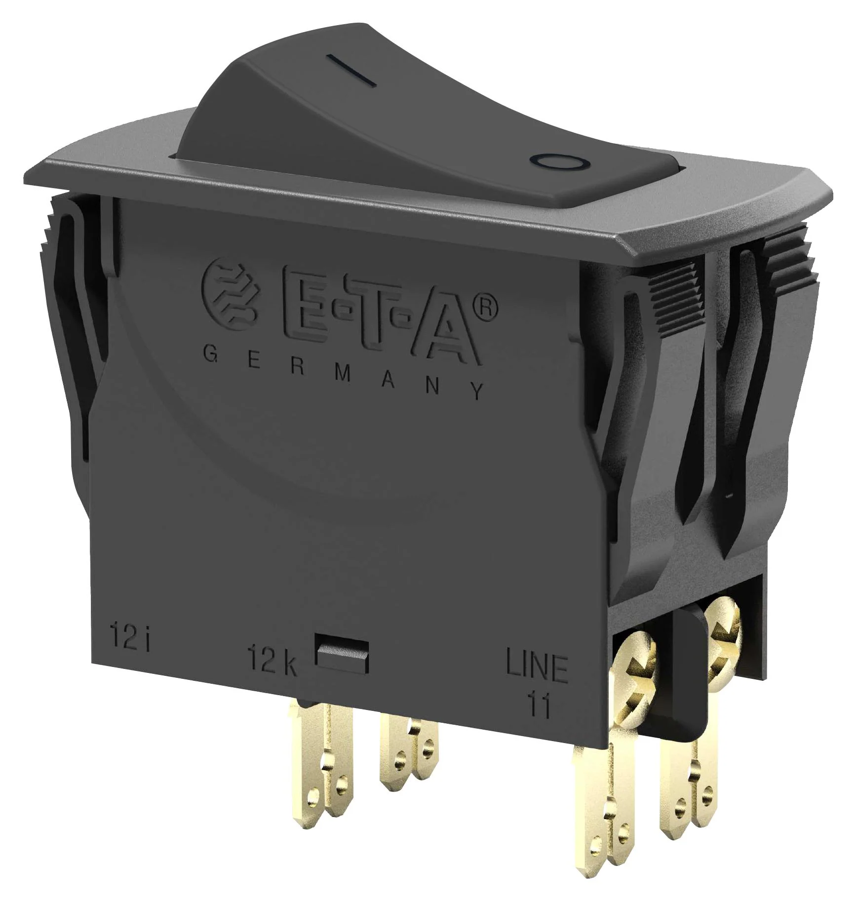 ETA 3120-N521-H7T1-W01D-5A 3120-N521-H7T1-W01D-5A Thermal Circuit Breaker On-Off 3120-N Series 5 A 2 Pole 50 V 240 Snap In New