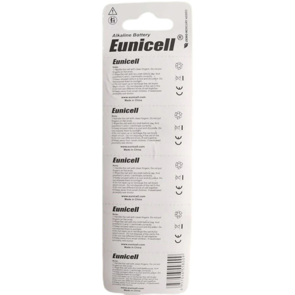Eunicell 4LR44 6V Alkaline Battery (5-Pack) - Image 2