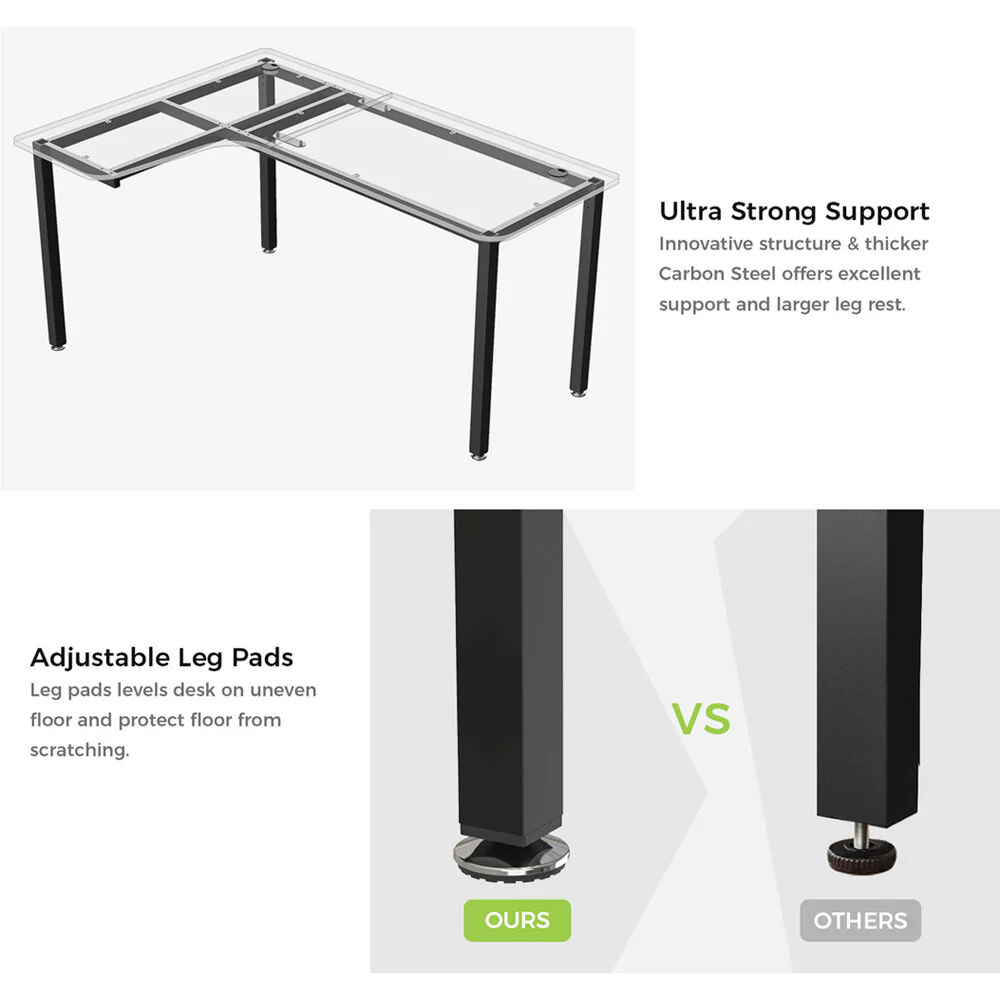Eureka L60 Gaming Desk - Image 4