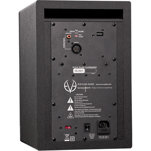 Eve Audio SC207 Active 2-Way 6.5" Nearfiled Studio Monitor (All-Black, Single) - Image 4