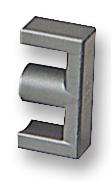 Ferroxcube ETD49/25/16-3C90 Transformer Cores Half Core ETD ETD49 3C90 114 mm 211 mm²