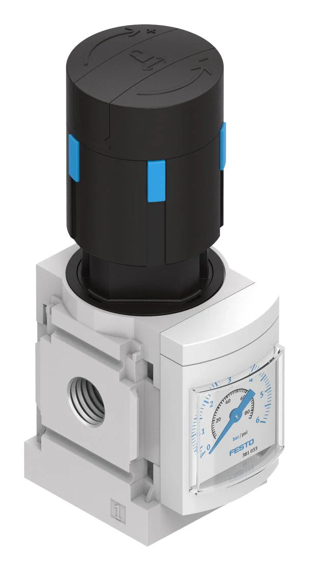 Festo MS4-LR-1/4-D6-AS MS4-LR-1/4-D6-AS Pressure Regulator 14BAR G1/4 1800LPM