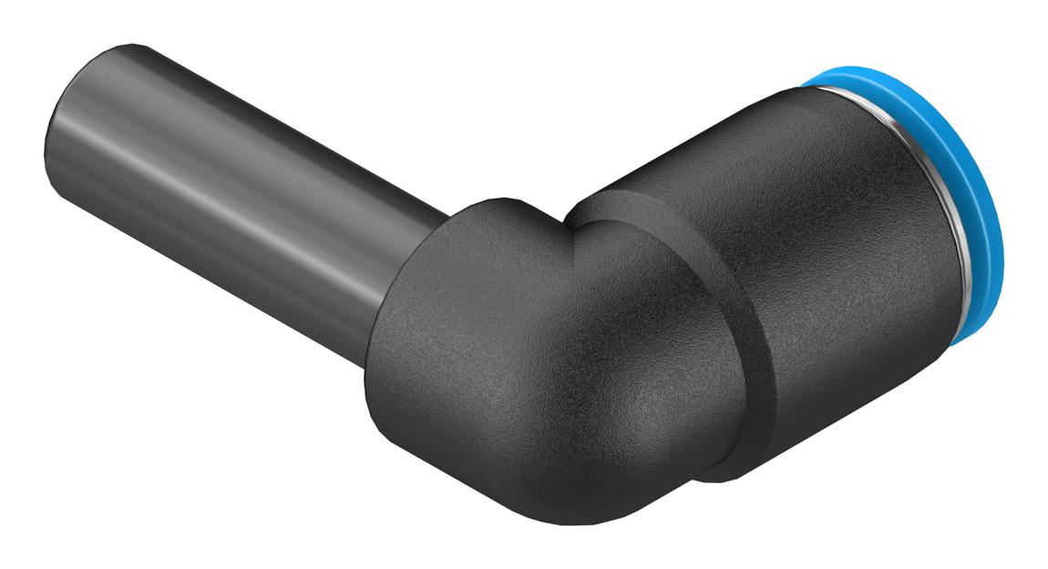 Festo QSL-8H Pneumatic Fitting Push-In L-Fitting 14 bar 8 mm PBT (Polybutylene Terephthalate) QSL - Image 2