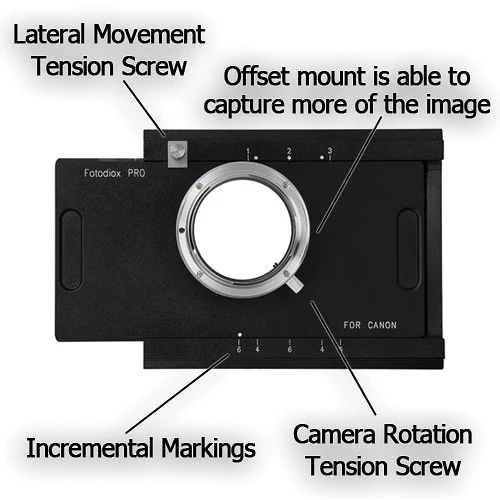 FotodioX Pro Canon EOS Large Format 4 x 5 Adapter - Image 5