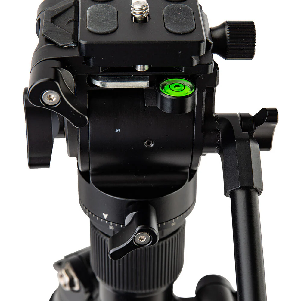Fotopro MH-6A Metal Fluid Video Head (Black) - Image 5