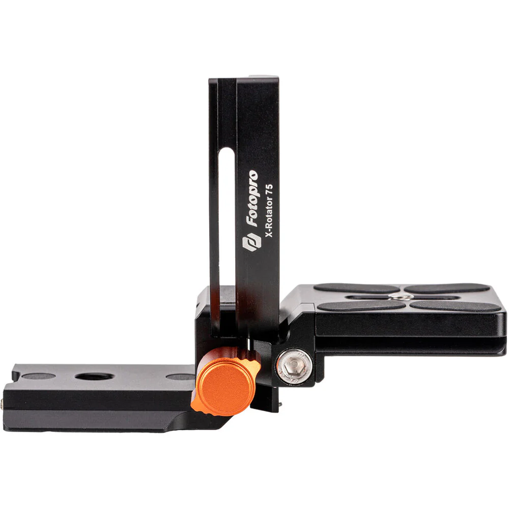 Fotopro X-Rotator 75 Rotating Mount (Black/Orange) - Image 3