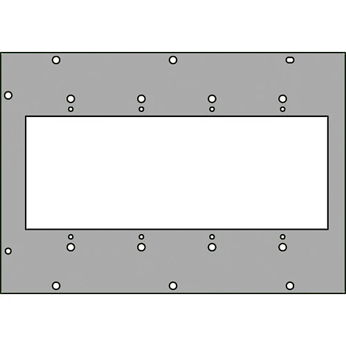 FSR FL-1500-4GP 4-Gang Large Plate