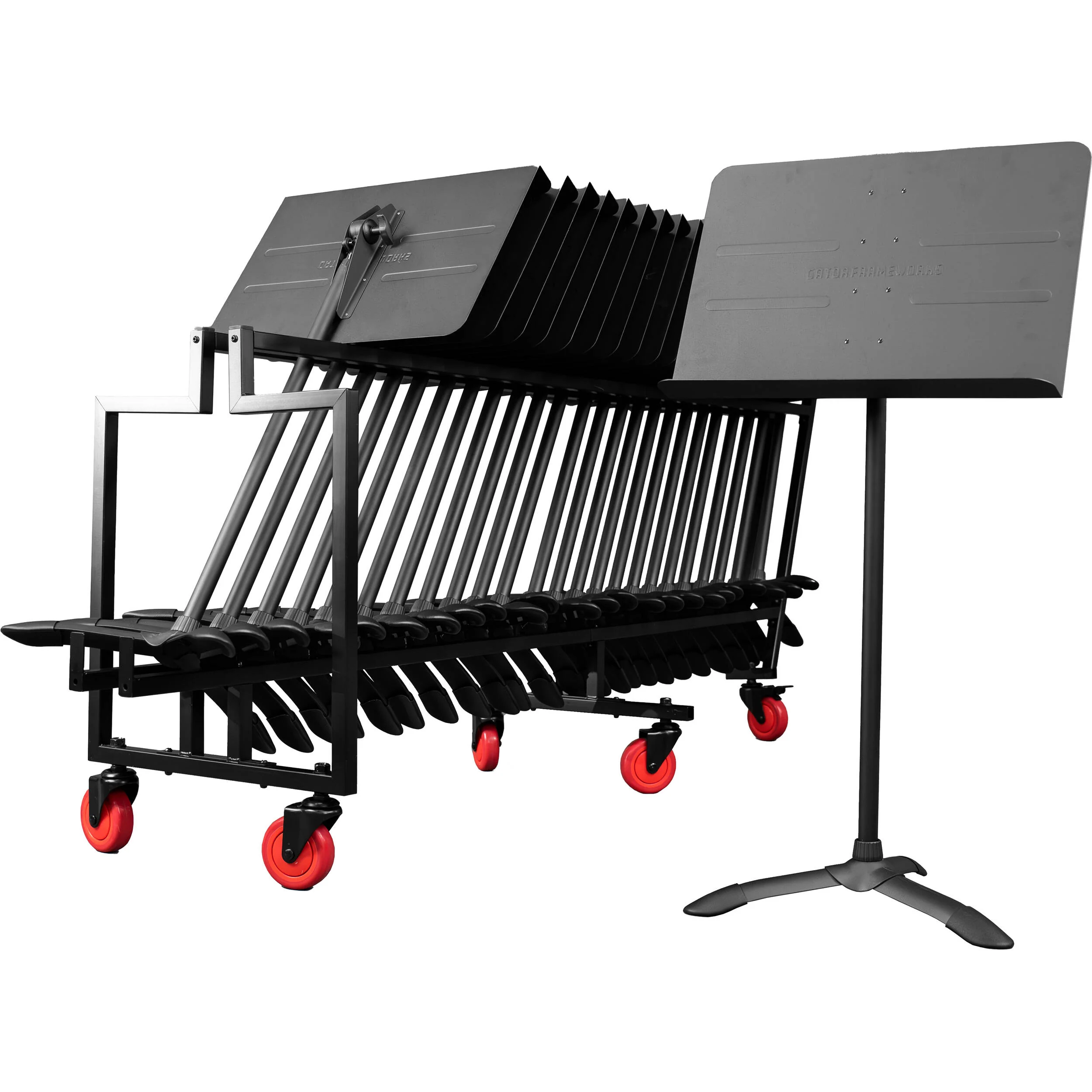 Gator Carrier Cart for 25 Sheet Music Stands - Image 4