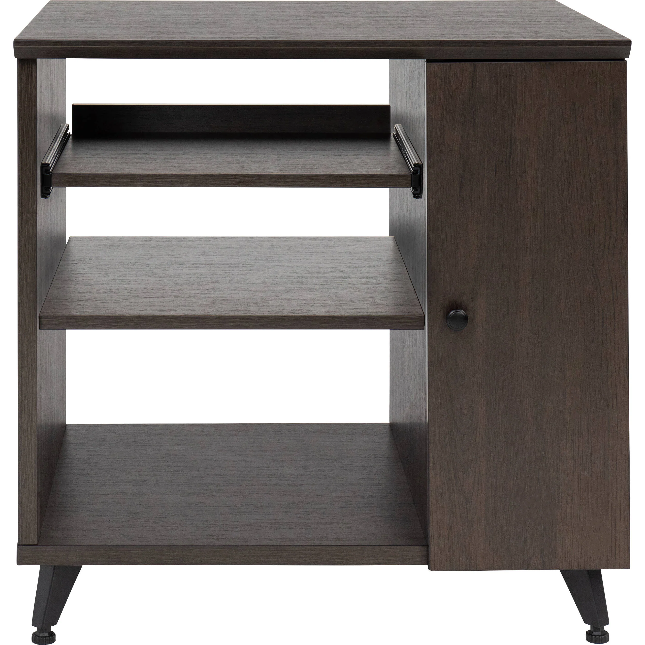 Gator Frameworks Elite Series Furniture Sidecar Rack Cabinet (Dark Walnut Brown) - Image 5