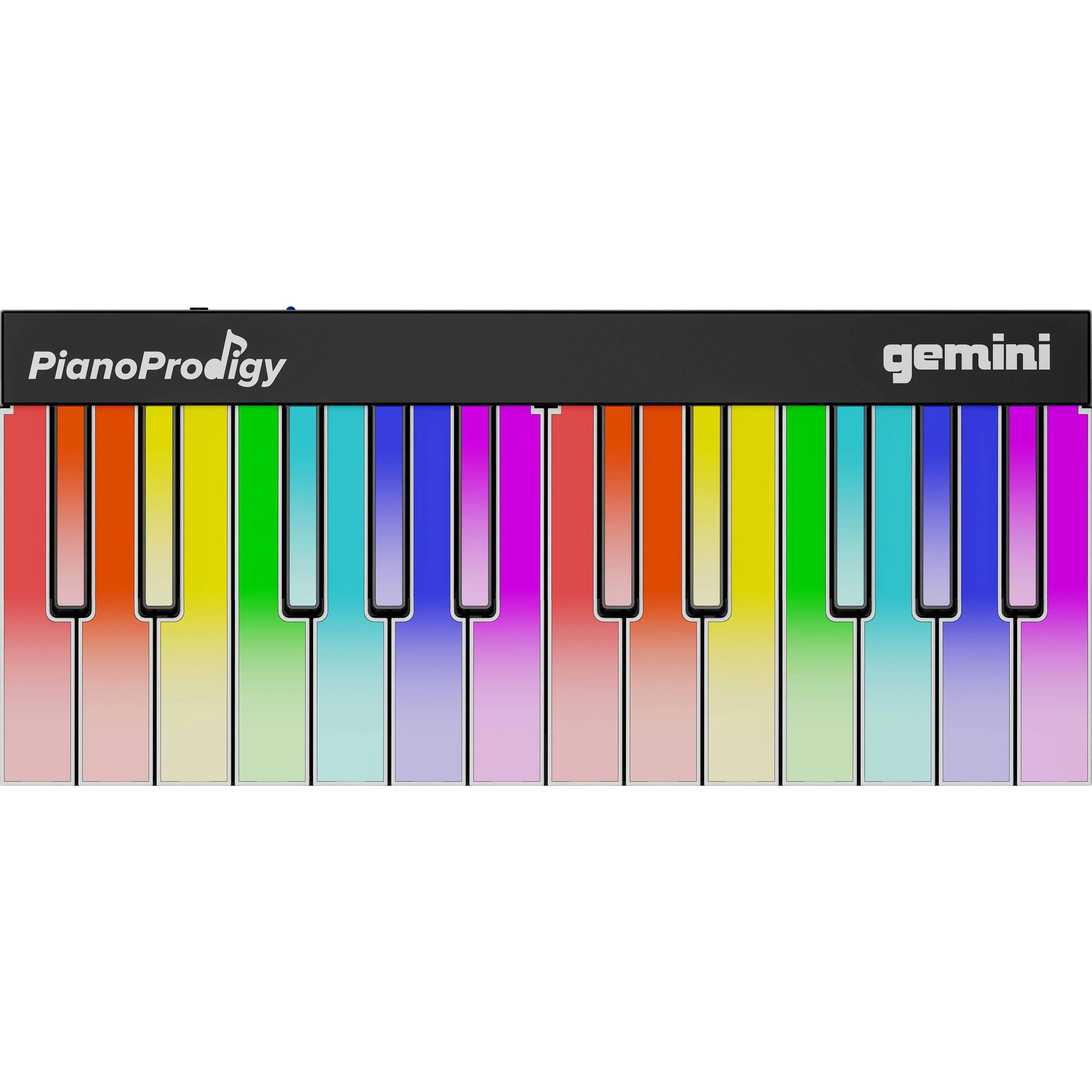 Gemini PianoProdigy 24-Key Wireless MIDI Keyboard with Light-Up Keys - Image 3