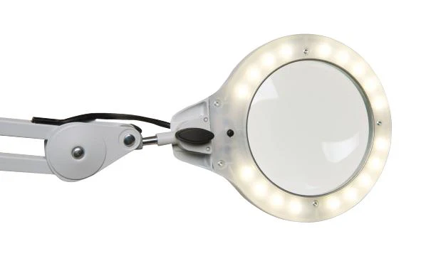 GLAMOX LUXO LFM LED G2 3 DIOPTER Magnifier Light, Illuminated, 10W LED, 3.5 Diopter, 1050mm Adjustable Arm, White, EU/UK - Image 5