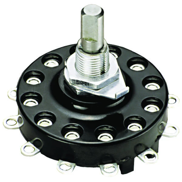 GRAYHILL 19101-06UL SWITCH, ROTARY, SP6T, 15A, 120V