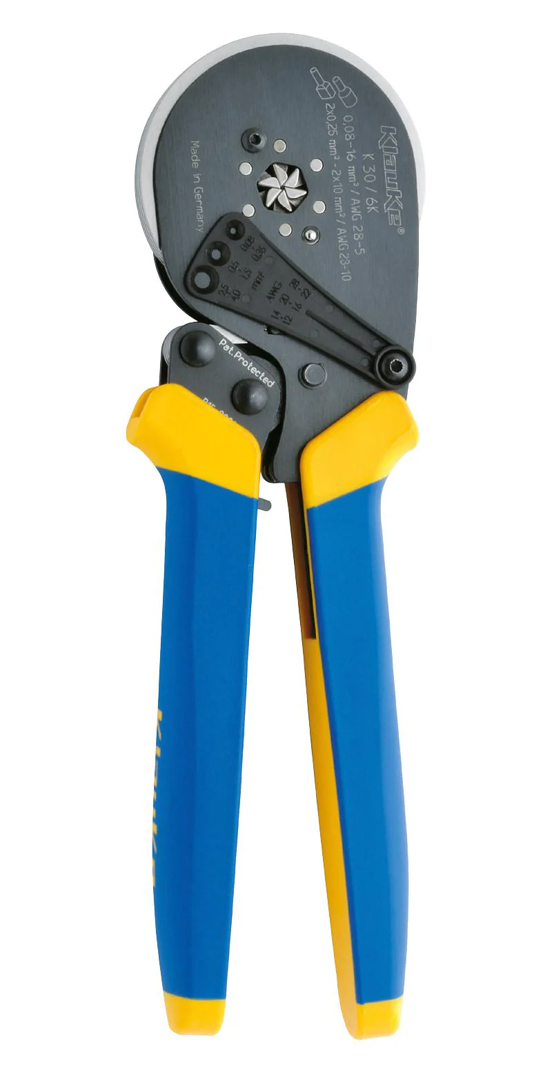 Gustav Klauke K306K K306K Crimp Tool Ratchet 0.08-16 mm² End Sleeves & Twin Cables