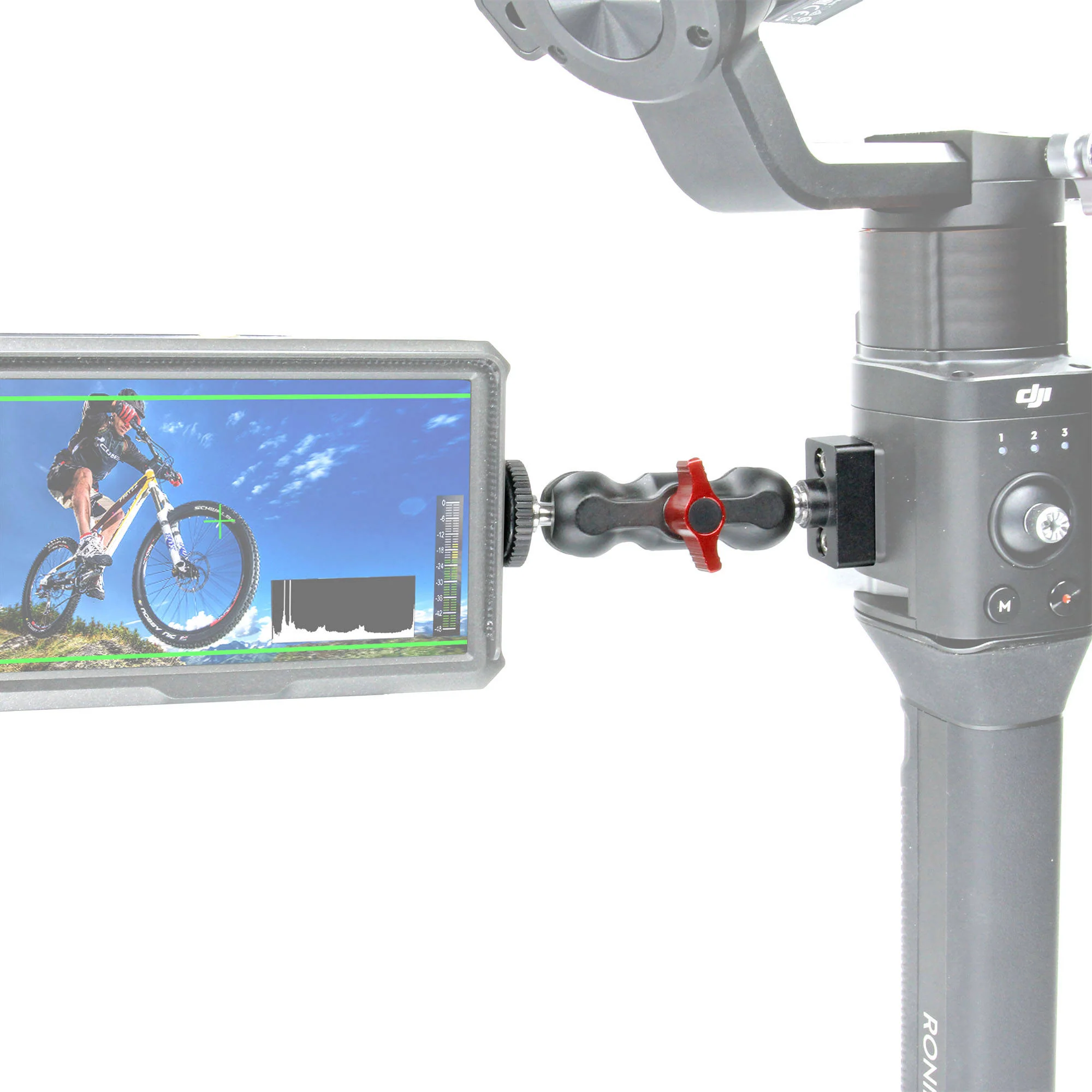 GyroVu Mini 360° Ball Mount with 1/4"-20 Screw for DJI Ronin-S - Image 4