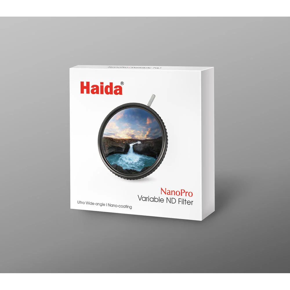 Haida NanoPro Variable Neutral Density 1.2 to 2.7 Filter (55mm, 4 to 9-Stop) - Image 2