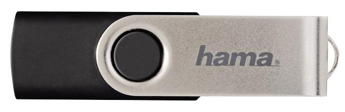 Hama 94175 94175 Rotate USB 2.0 Flash Drive 16GB 10 MB/s Black/Silver - Image 4