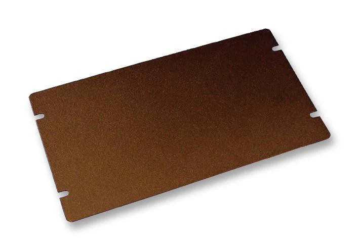 HAMMOND 1431-10BK3 Enclosure Accessory, Black, Pack 10, Bottom Cover, Steel Chassis 1441 Series