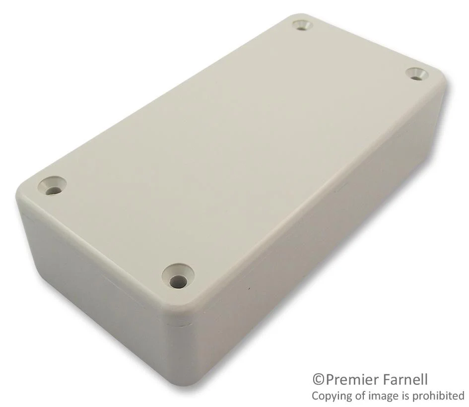 HAMMOND 1591BSGY Non Metallic Enclosure, IP 54, Integral Card Guides, Multipurpose