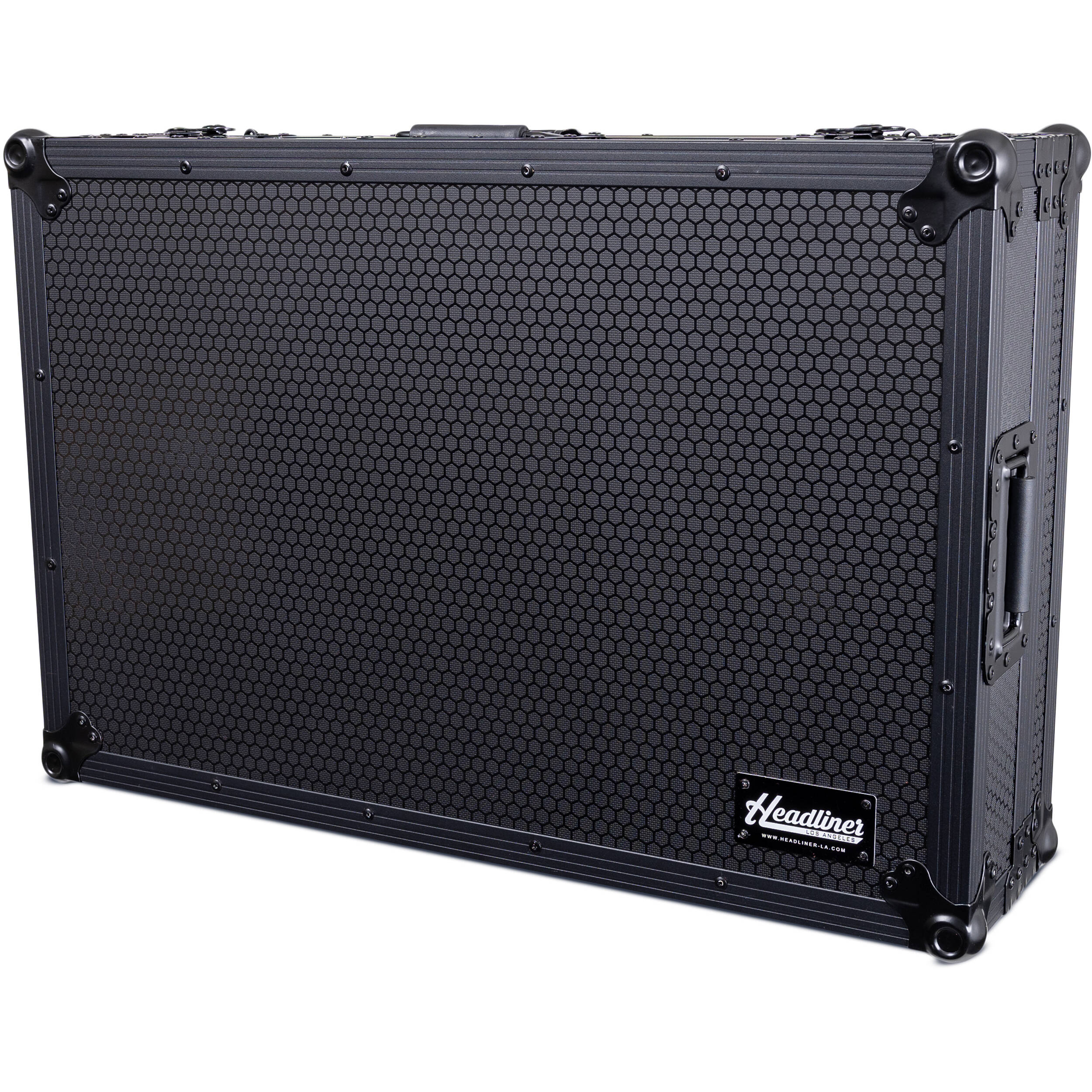 Headliner Low-Profile Flight Case with Wheels for AlphaTheta XDJ-AZ (Pitch Black)