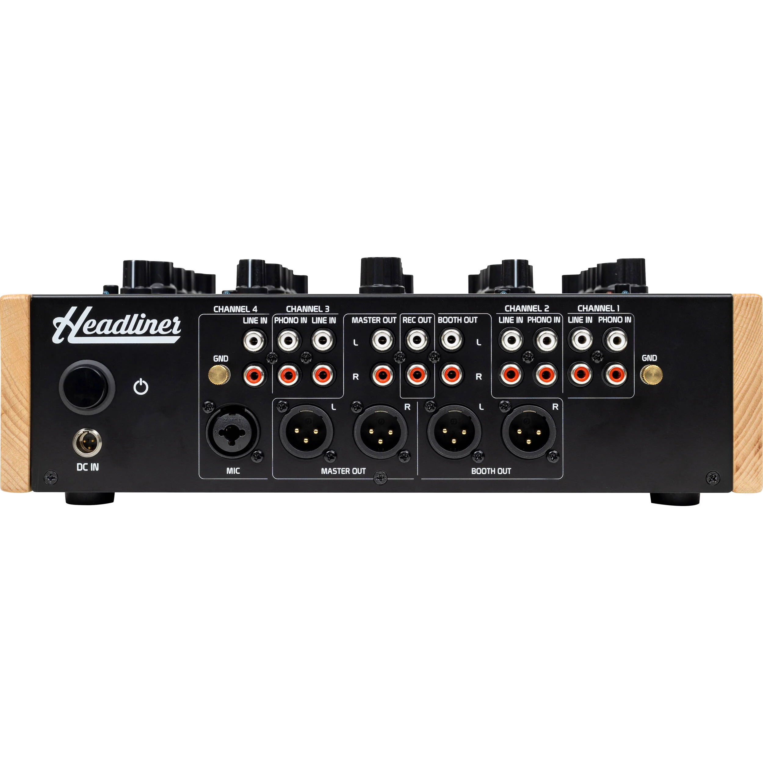 Headliner R4 Professional 4-Channel Rotary DJ Mixer - Image 5