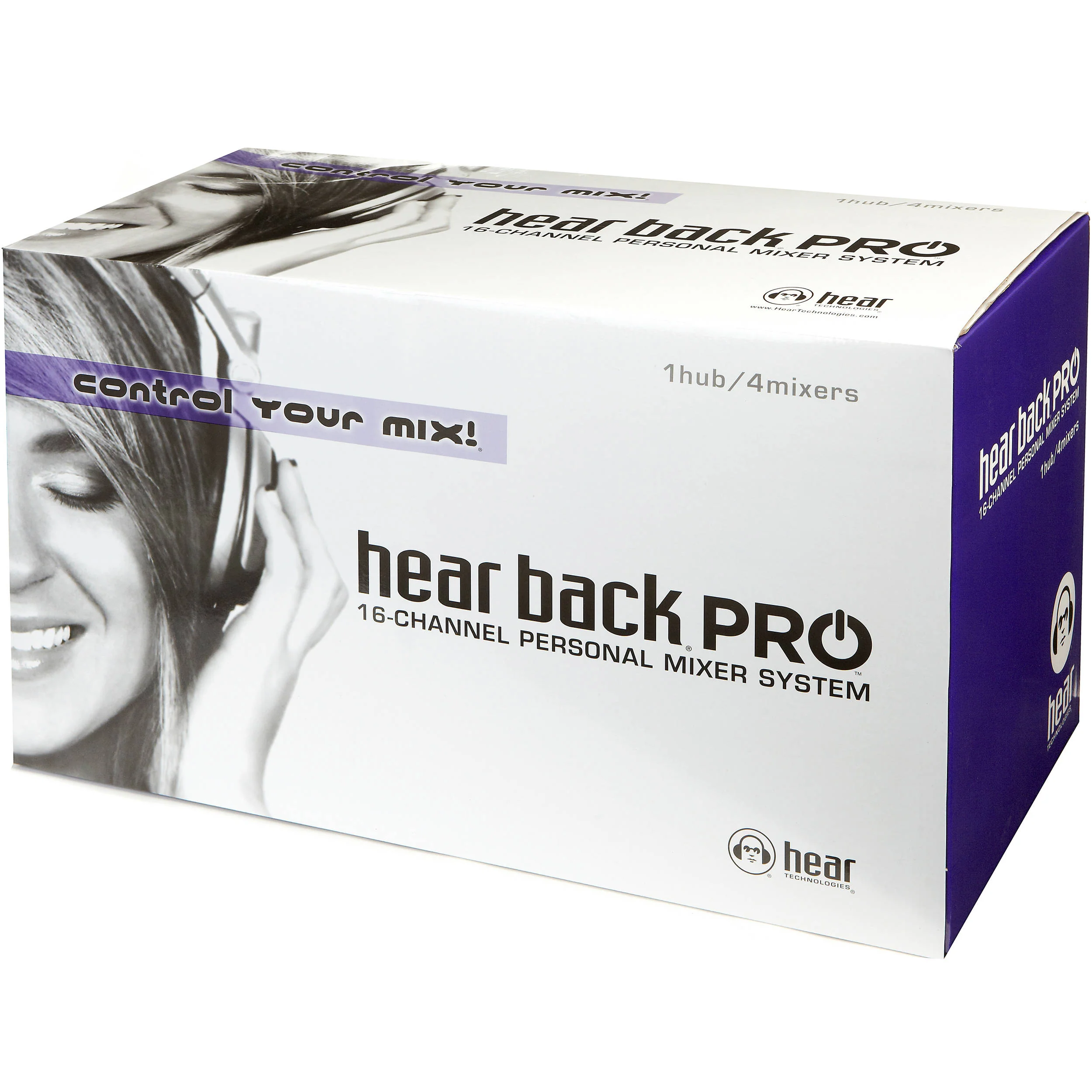 Hear Technologies Hear Back PRO 4-Pack Personal Mixing System (AES/EBU Input) - Image 13