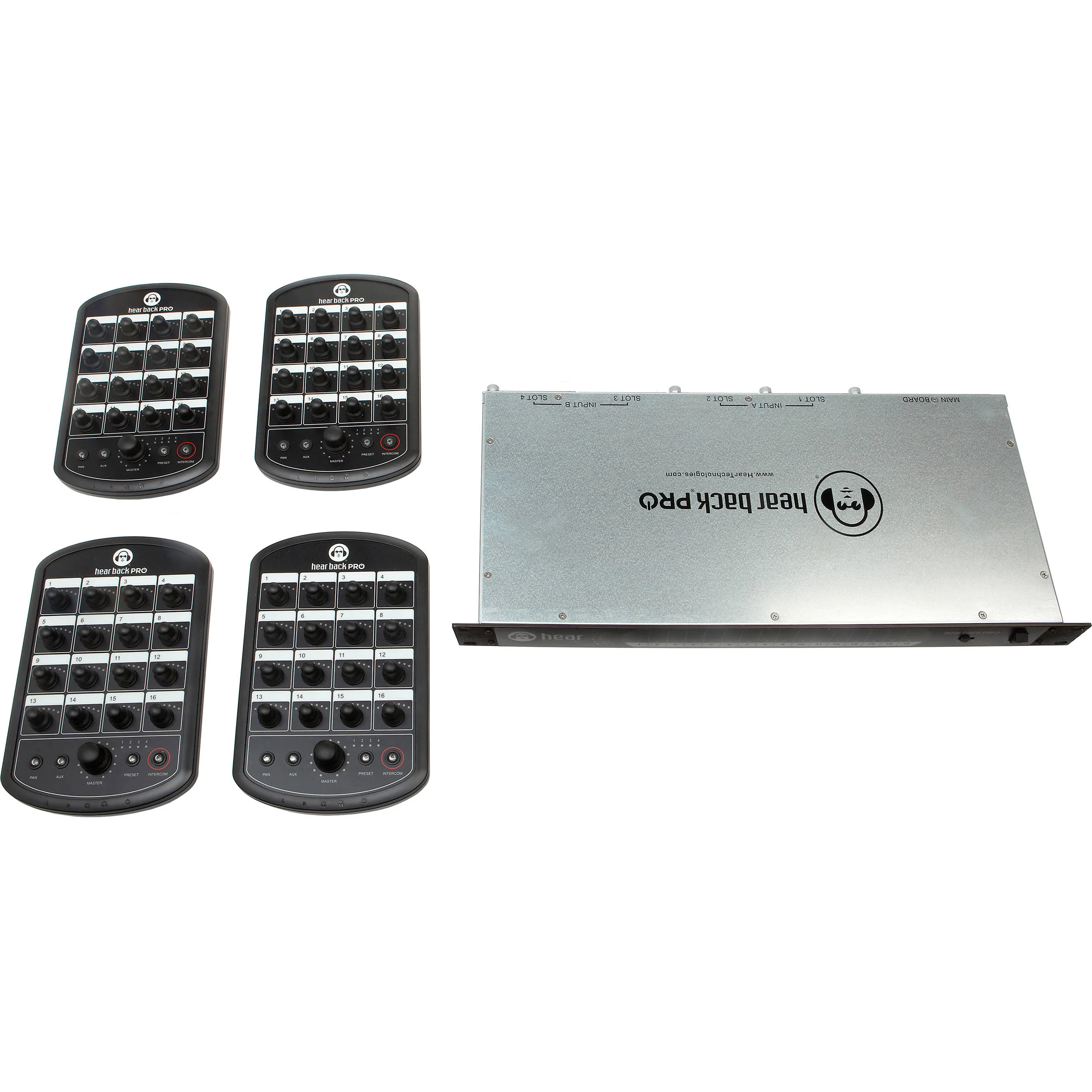 Hear Technologies Hear Back PRO 4-Pack Personal Mixing System (AES/EBU Input) - Image 2