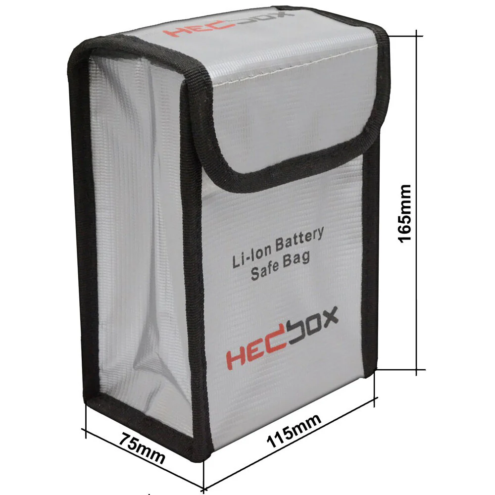 Hedbox FIREBAG-L Li-Ion Battery Safe Bag (Large) - Image 5