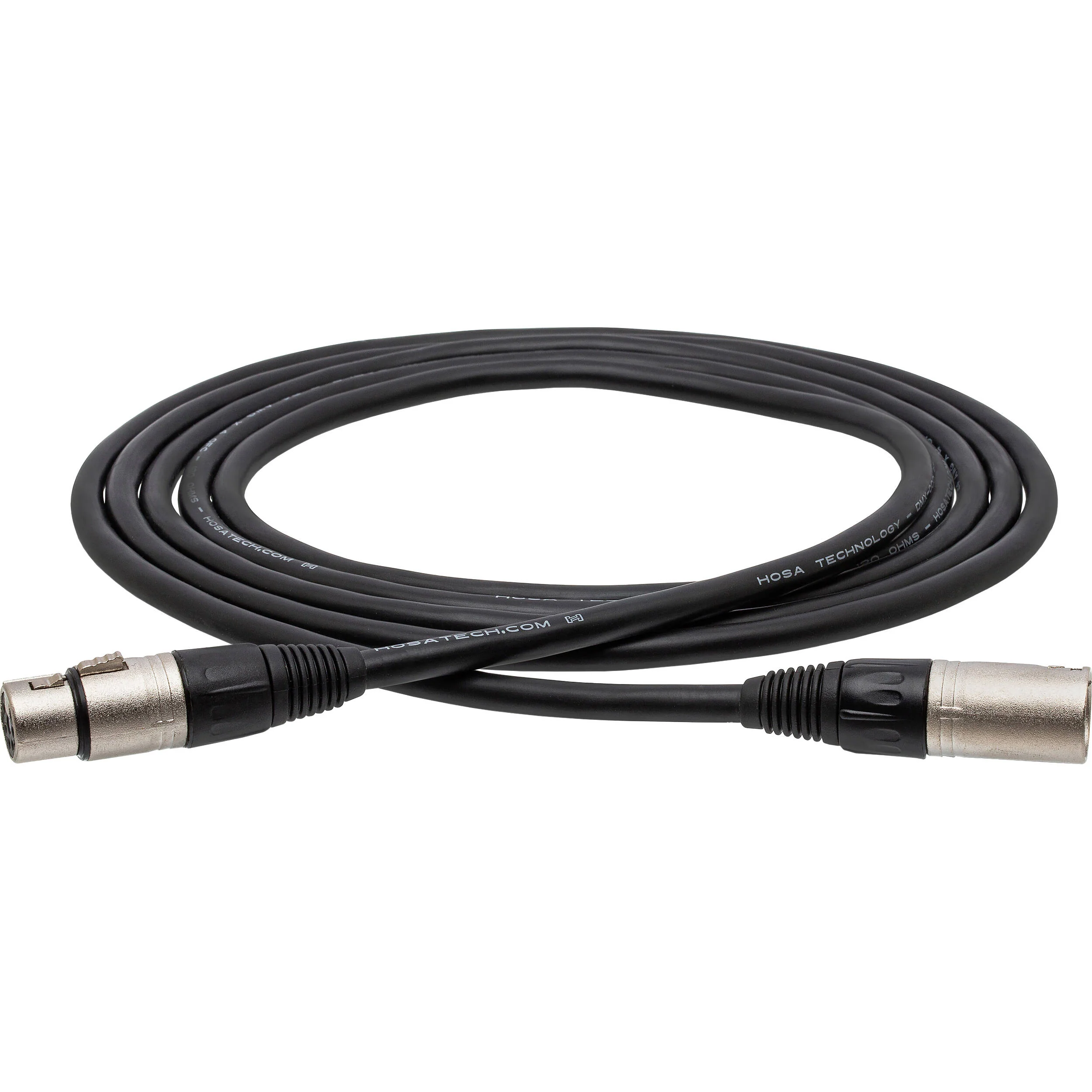 Hosa Technology DMX512 XLR 5-Pin Male to Female Cable (5')