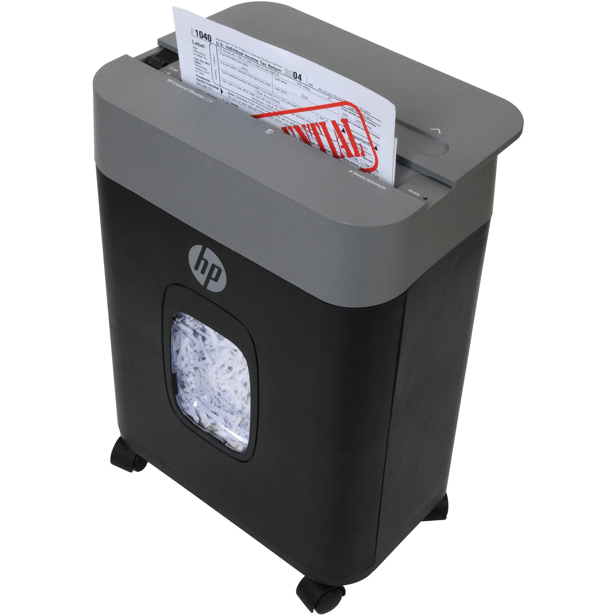 HP CC8 Cross-Cut Paper Shredder (8 Sheets) - Image 4