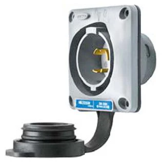 HUBBELL WIRING DEVICES HBL2325SW ELECTRICAL AC POWER CONNECTOR, 20A 250V