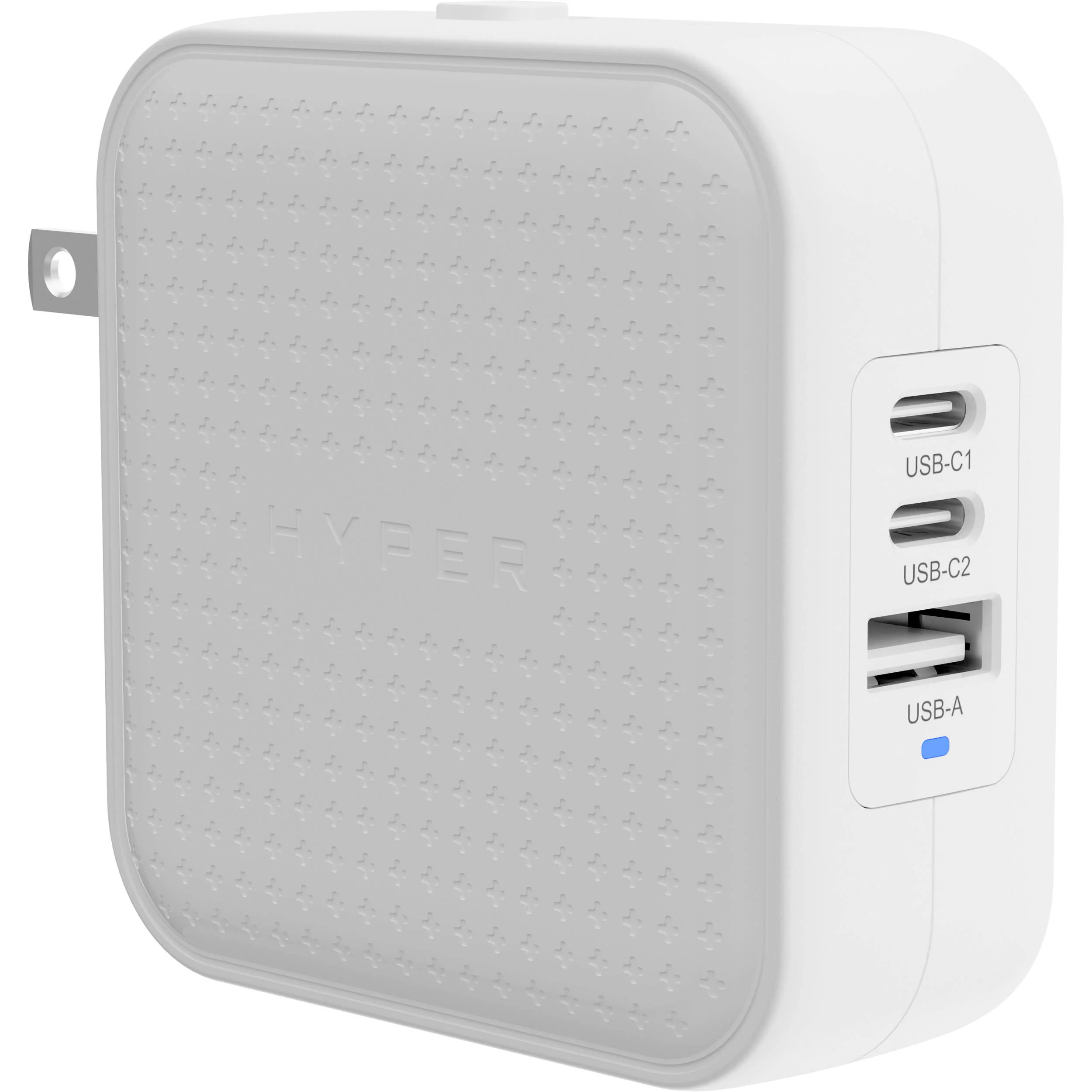 HYPER HyperJuice 70W 3-Port USB GaN Wall Charger (White) - Image 2