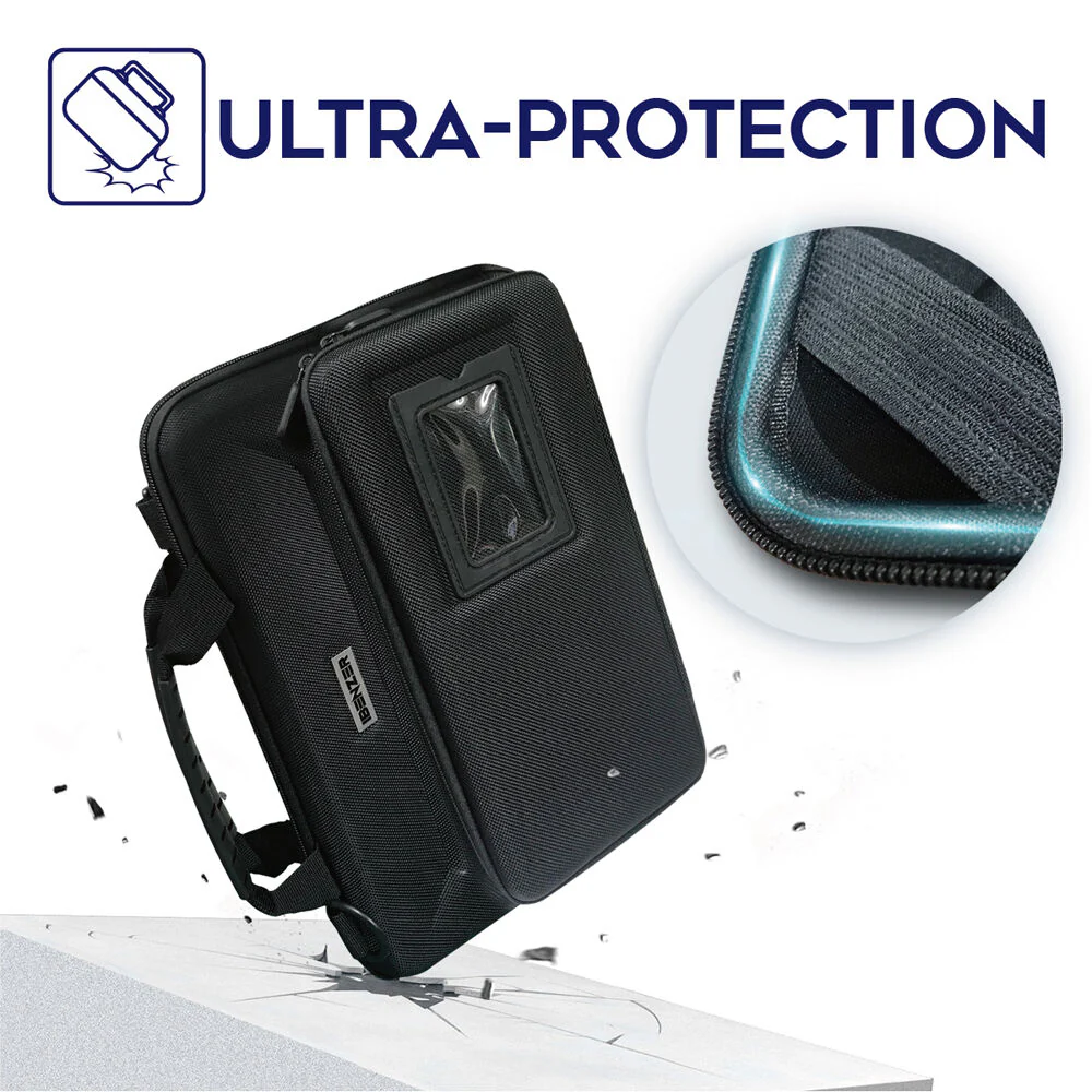 iBenzer Bumptect Stay-In Slim Case with Pocket for 11 to 12" Laptops - Image 2