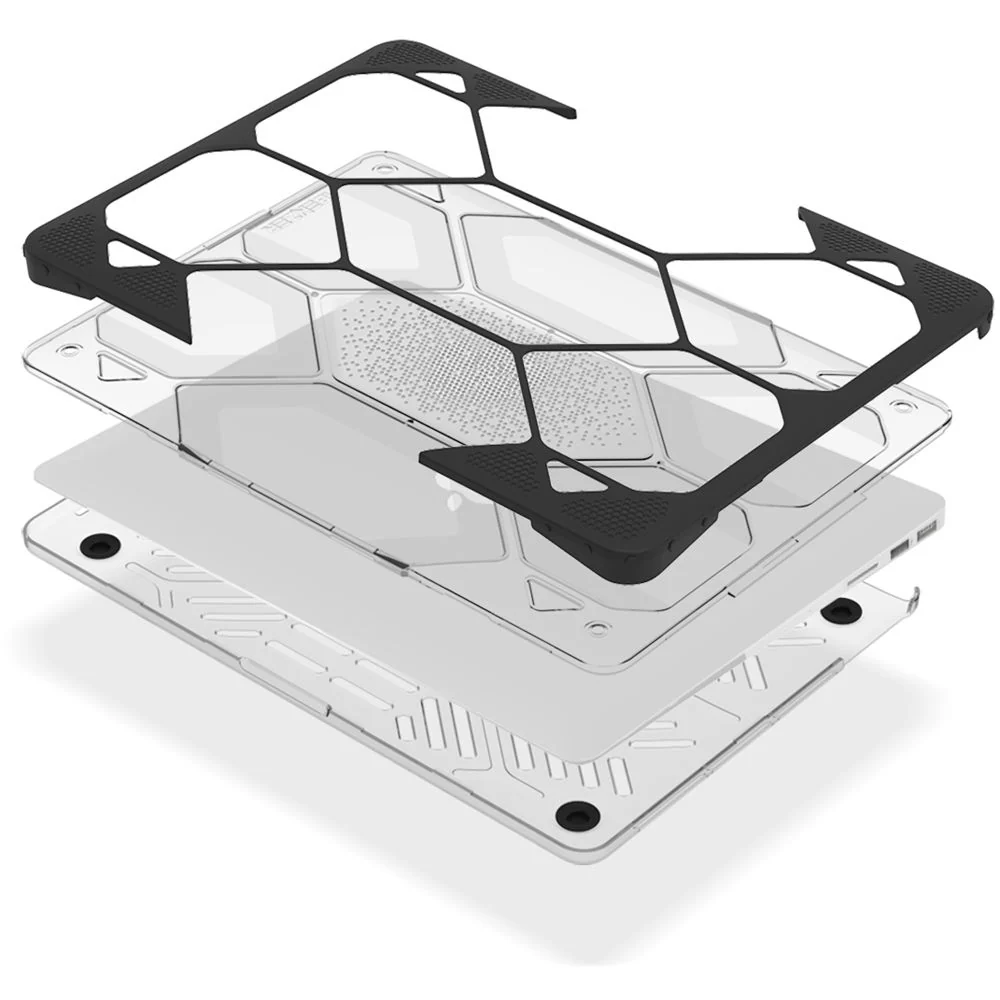 iBenzer Hexpact Case for 13.3" MacBook Air (Clear) - Image 5