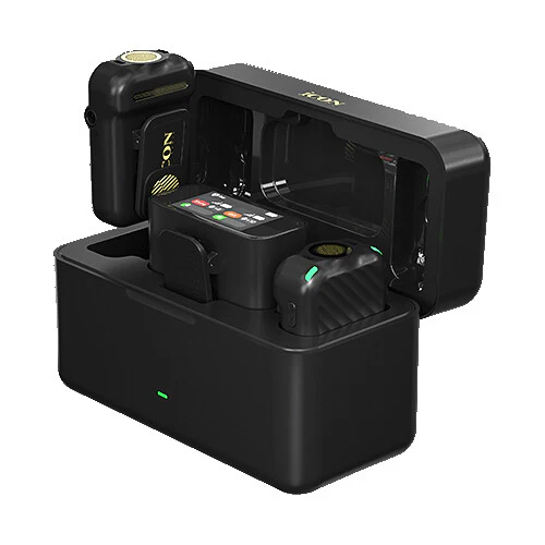 Icon Pro Audio AirMic Pro Wireless Smart Lavalier Microphone with Charging Case (Black) - Image 3