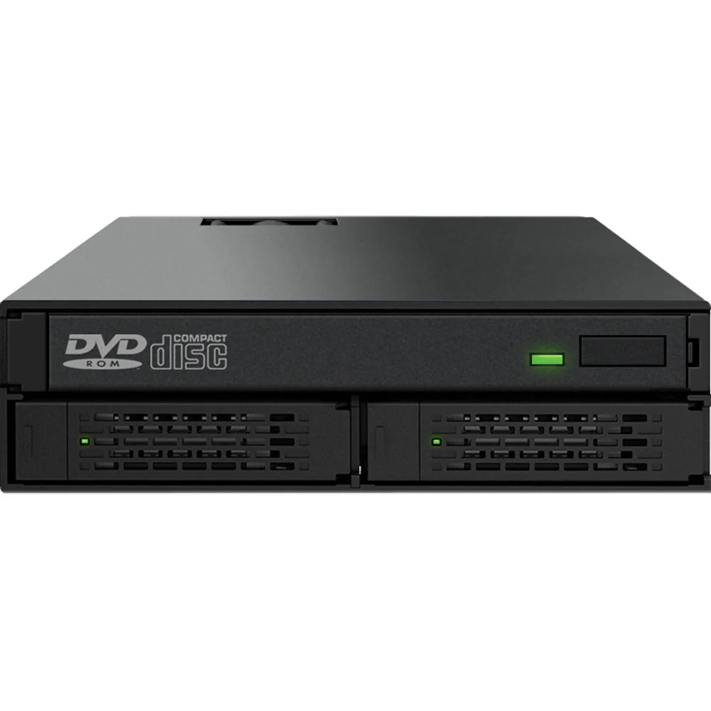 Icy Dock ToughArmor 2 x 2.5" SAS/SATA HDD + 1 x Slim ODD Rack - Image 3