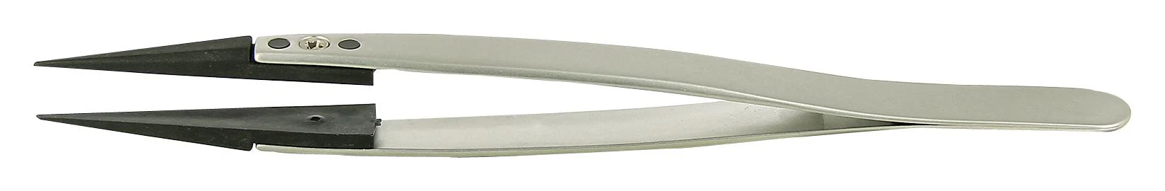 IDEAL-TEK 2CFR.SA.1 Tweezer General Purpose Straight Pointed Polyamide Tip 130 mm Length