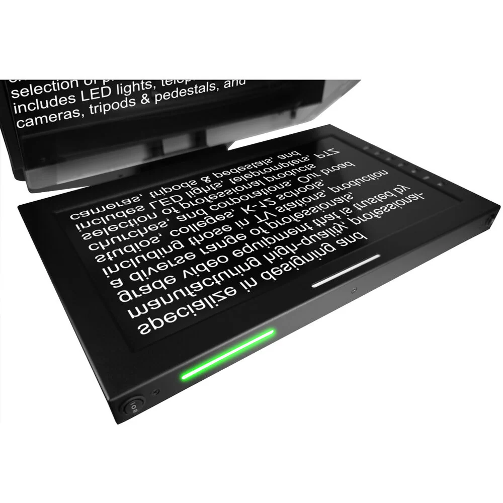 ikan 3G-SDI High-Bright Widescreen LED Teleprompter Monitor with Tally (19") - Image 3